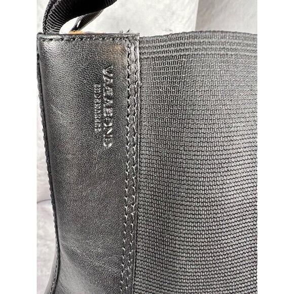 SOLD Vagabond Blanca  Square Toe Leather Chelsea Boots Black Size US 6.5, EU 37 - Picture 3 of 7